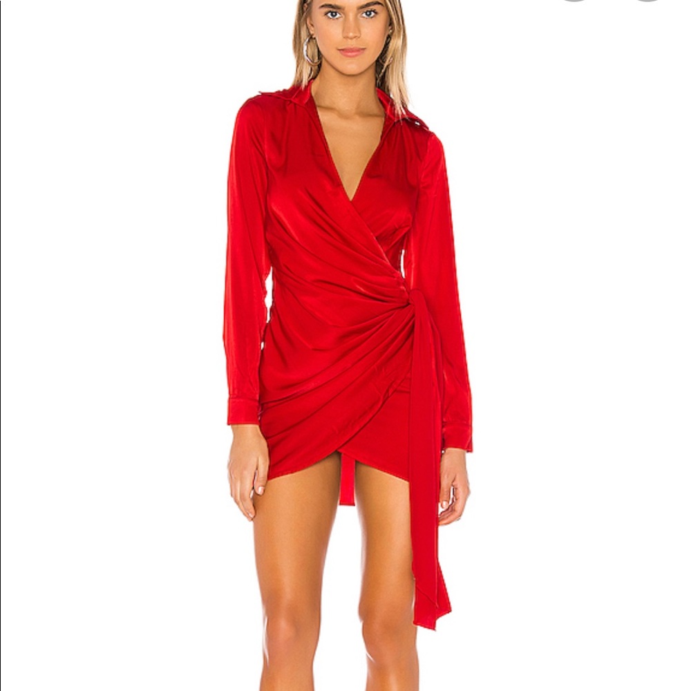 Sophie draped mini dress. Never worn. Size small
